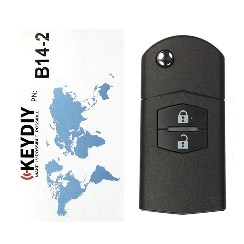 Keydiy KD Flip Remote Key Mazda Type B14-2 - NazirProg